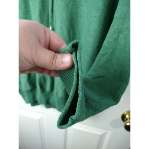 Cyrus Long Sleeve Green Hooded Pullover Sweater Size XL - Picture 9 of 12